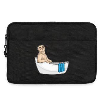 Baignoire Meerkat - Sacoche pour ordinateur portable 13 pouces - noir - Devant