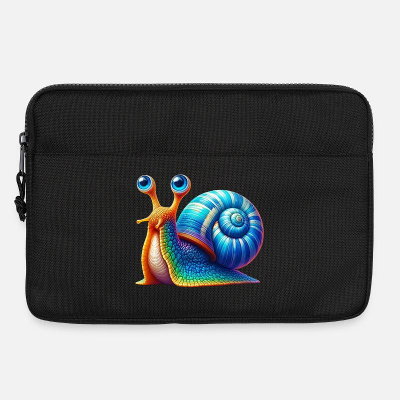Schnecke - Laptoptasche 13" - Schwarz
