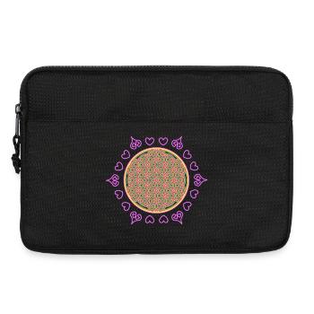 Flower of Life - Laptop bag 13" - black - Front