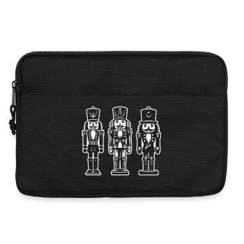 Nussknacker Trio Print - Laptoptasche 13" - Schwarz - Vorne