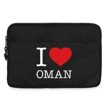 I LOVE OMAN - Laptoptasche 13" - Schwarz - Vorne