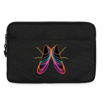 Ballet Shoes Steamwave Art - Laptop bag 13" - black - Front