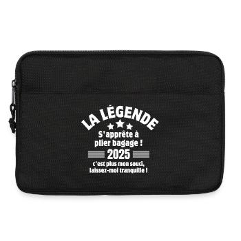 Ruhestand, Ruhestand, ich bin im Ruhestand - Laptoptasche 13" - Schwarz - Vorne