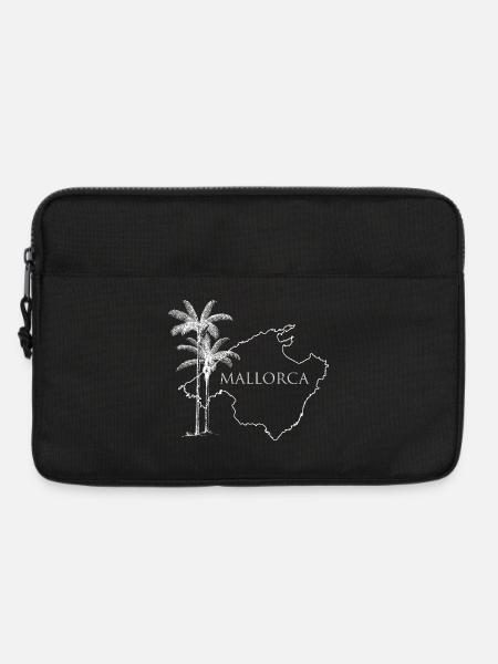 Mallorca Insel Palmen Urlaub Entspannung Reisen - Laptoptasche 13" - Schwarz