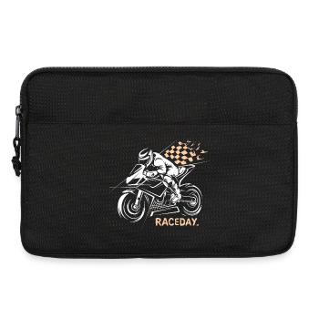 Courses de motos - Raceday Superbike Racing - Sacoche pour ordinateur portable 13 pouces - noir - Devant