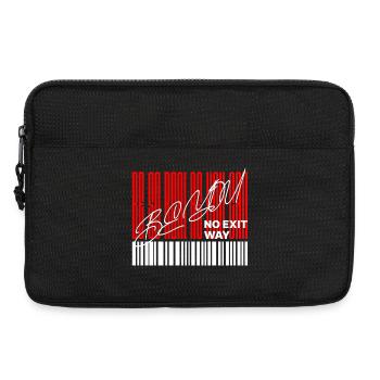 Soyez aussi réel que possible - Chemise audacieuse - Sacoche pour ordinateur portable 13 pouces - noir - Devant
