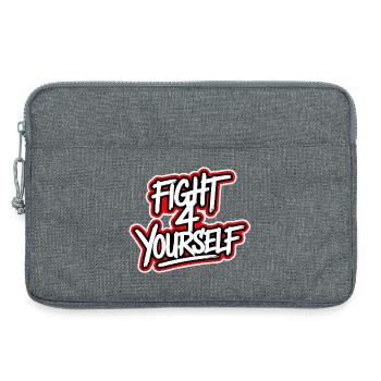 Combattez-vous à 4 vous-même - Sacoche pour ordinateur portable 13 pouces - gris chiné - Devant