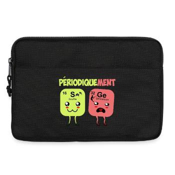 Periodisch weiser Humor Periodensystem - Laptoptasche 13" - Schwarz - Vorne
