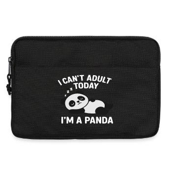 Panda - Laptop bag 13" - black - Front