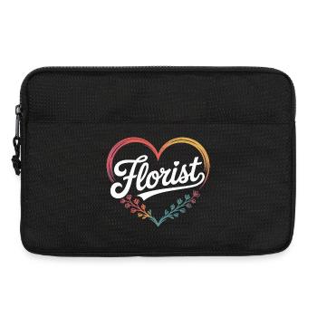fleuriste - Sacoche pour ordinateur portable 13 pouces - noir - Devant