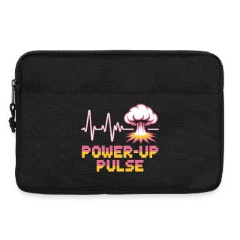 Power Up Pulse Pop Culture Rétro Jeu vidéo - Sacoche pour ordinateur portable 13 pouces - noir - Devant