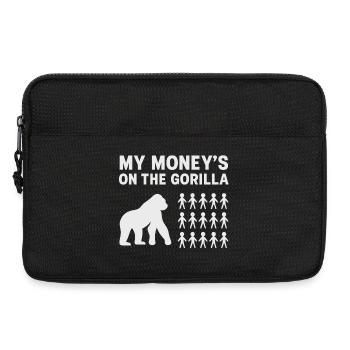 My Money's on the Gorilla - Laptop bag 13" - black - Front