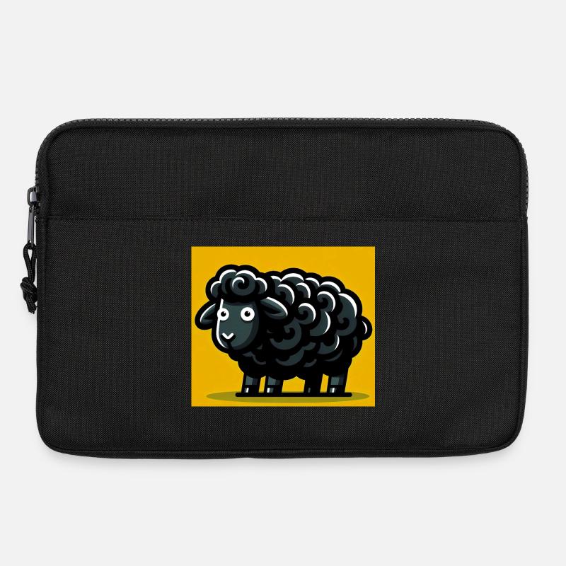 Schwarzes Schaf - Laptoptasche 13" - Schwarz