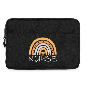 Drôle d’infirmière Cadeaux Tenues d’allaitement - Sacoche pour ordinateur portable 13 pouces - noir - Devant