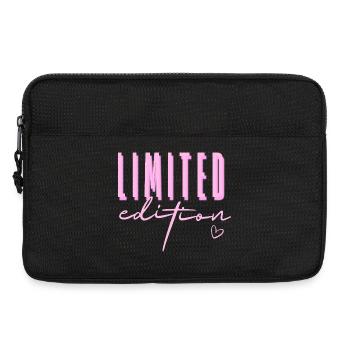 Limited Edition Pink Script | Streetwear Design - Laptoptasche 13" - Schwarz - Vorne