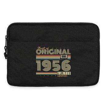 1956 Vintage Rétro Cadeau D'anniversaire - Sacoche pour ordinateur portable 13 pouces - noir - Devant