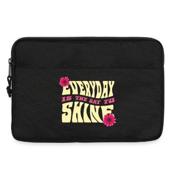 Radiate every day Design - Laptop bag 13" - black - Front