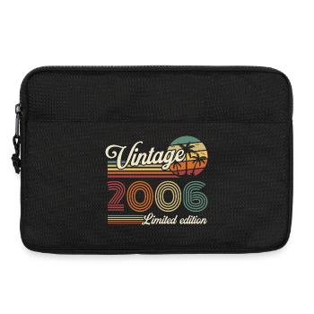 Original 2006 Jahrgang Vintage Geburtstag Retro - Laptoptasche 13" - Schwarz - Vorne