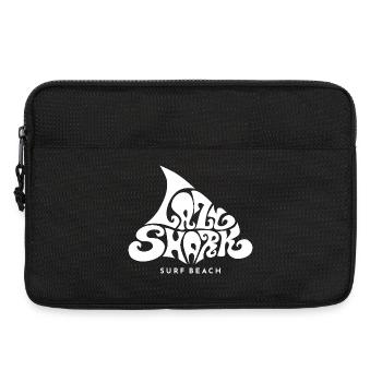Hai Lazy Shark surf beach sixties Strand maritim - Laptoptasche 13" - Schwarz - Vorne