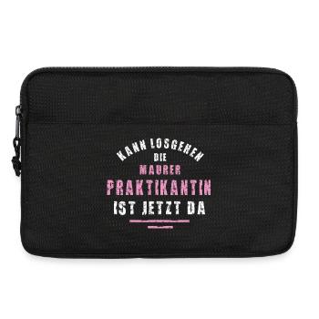 Bricklayer Intern Thank You Internship Masonry - Laptop bag 13" - black - Front