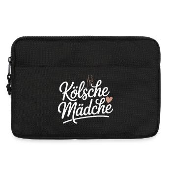 Kölsche Mädche Karneval Köln Kölle Kölsch Mädchen - Laptoptasche 13" - Schwarz - Vorne