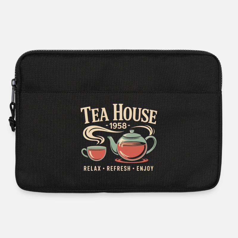 Tea House 1958 - Laptoptasche 13" - Schwarz