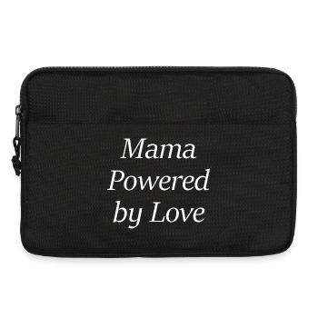 Mama Powered by Love - Laptoptasche 13" - Schwarz - Vorne