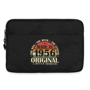 Original 1956 Vintage Vintage Anniversaire Rétro - Sacoche pour ordinateur portable 13 pouces - noir - Devant