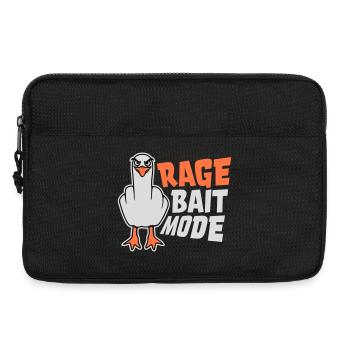 Rage Appât Mode Mouette Oiseau Méchant Drôle Provocation - Sacoche pour ordinateur portable 13 pouces - noir - Devant