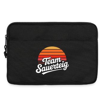 Team Sauerteig Sonnenuntergang - Laptoptasche 13" - Schwarz - Vorne