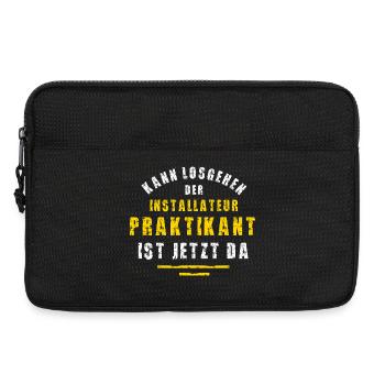 Plumber Intern Installer Internship - Laptop bag 13" - black - Front