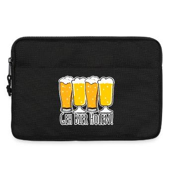Geh Bier holen! - Laptoptasche 13" - Schwarz - Vorne