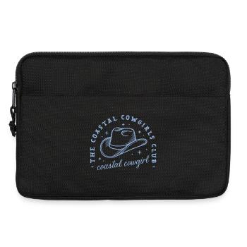Esthétique bleue du club cowgirls côtier ouest - Sacoche pour ordinateur portable 13 pouces - noir - Devant