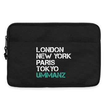 Ostsee Urlaub LONDON NEW YORK PARIS TOKYO Lustig - Laptoptasche 13" - Schwarz - Vorne