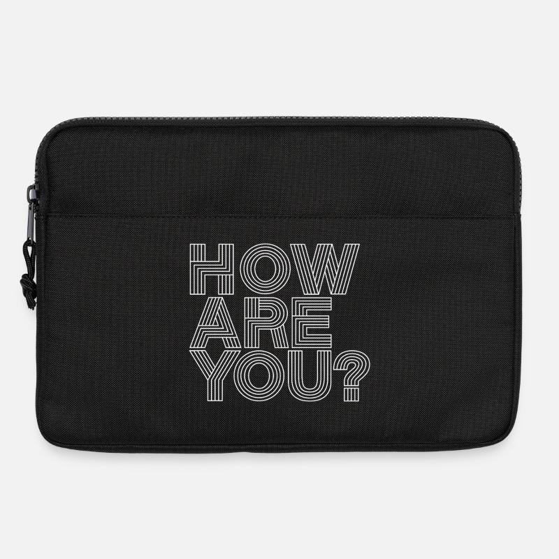 How are you? - Laptoptasche 13" - Schwarz