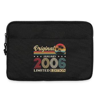 20th Birthday Original January Volume 2006 - Laptop bag 13" - black - Front