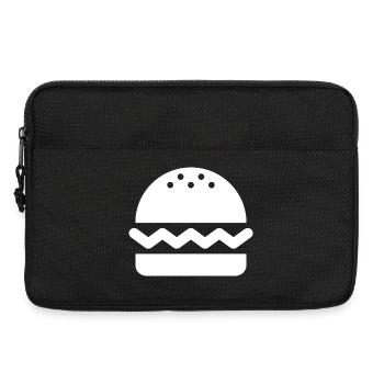 Hamburgers, burgers - Sacoche pour ordinateur portable 13 pouces - noir - Devant