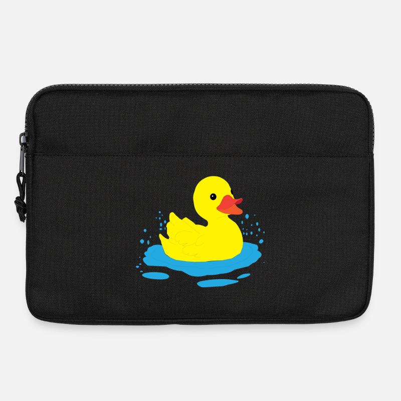 Eine glückliche Ente - Laptoptasche 13" - Schwarz