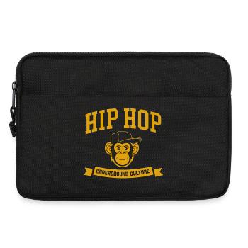 Singe hip-hop underground - Sacoche pour ordinateur portable 13 pouces - noir - Devant