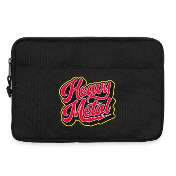 Heavy Metal Bold 3D Script - Laptop bag 13" - black - Front