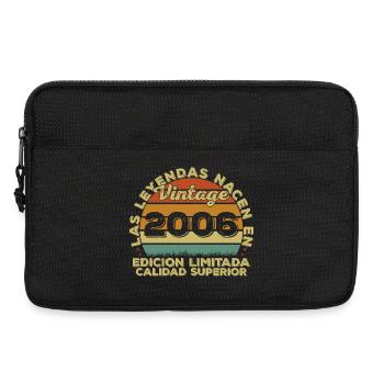 20. Geburtstag 20. Jubiläum Vintage 2006 - Laptoptasche 13" - Schwarz - Vorne