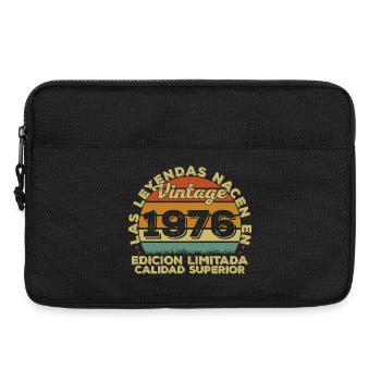 50ème Anniversaire 50 Ans Millésime 1976 - Sacoche pour ordinateur portable 13 pouces - noir - Devant