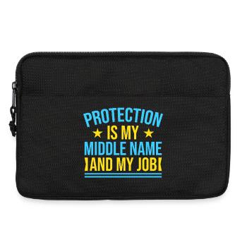 Insurance Agent Protection My Job Funny Insurance - Laptop bag 13" - black - Front