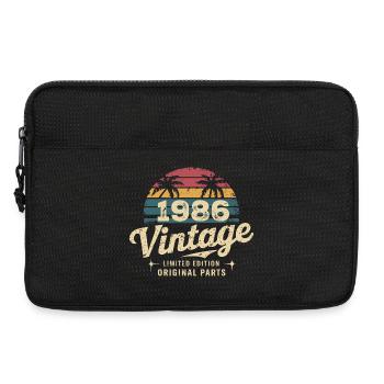 Awesome Since 1986 1986 Birthday Gift - Laptop bag 13" - black - Front