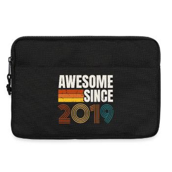 Awesome Since 2019 Retro Vintage Birthday - Laptop bag 13" - black - Front