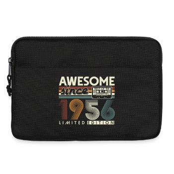 1956 Vintage 70th Birthday Retro Gift - Laptop bag 13" - black - Front
