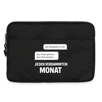 Tax office enters the chat - Laptop bag 13" - black - Front