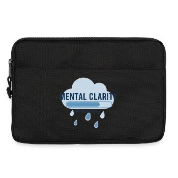 Mentale Klarheit – Fortschrittsbalken für die geistige Verarbeitung - Laptoptasche 13" - Schwarz - Vorne