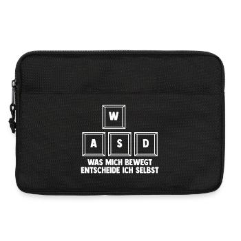 Zocken Computerspieler Zocker Gaming Gamer - Laptoptasche 13" - Schwarz - Vorne