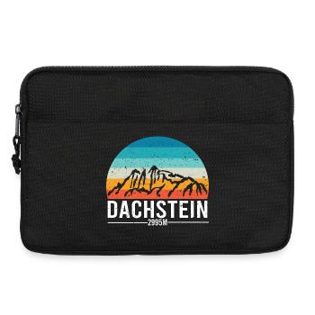Dachstein Ramsau Autriche Coucher de soleil rétro - Sacoche pour ordinateur portable 13 pouces - noir - Devant